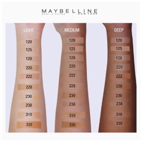 maybelline fit me soft tan